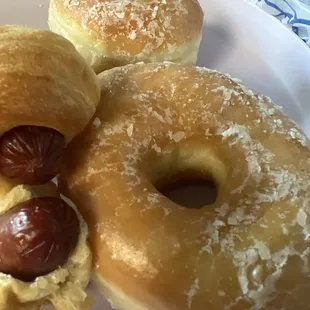 donuts, dough desserts, food