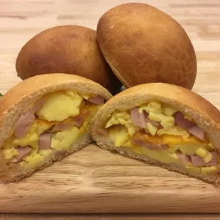 Ham Egg and Cheese Croissant