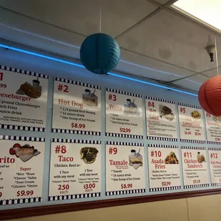 Most up to date menu and prices