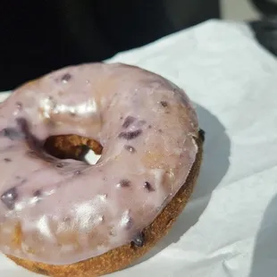 Blueberry with Blueberry frosting