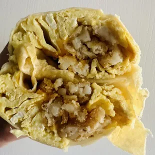 Egg and Cheese Burrito!