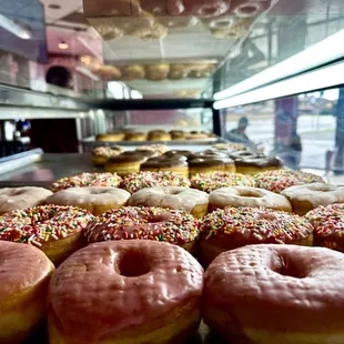 a variety of doughnuts