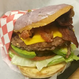 Avocado Bacon Cheeseburger