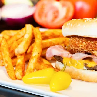 Ultimate Breakfast Burger Sandwich