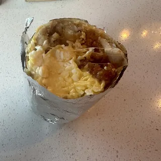 5. Chicken, Egg, and Cheese Burrito