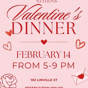 Flyer for upcoming event  Cheeseburger and fries  Crab cake Benedict