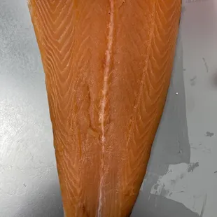 a piece of salmon