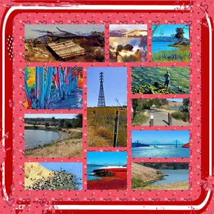 Montage of images from Glen Cove Waterfront Park