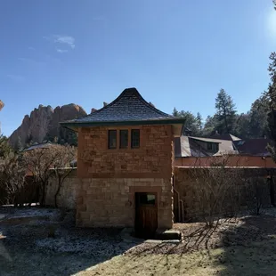 outside
