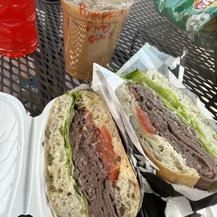 Roast beef sandwich