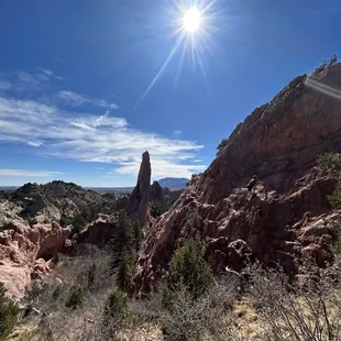 The gorgeous red rock ridge that extends to Garson of the Gods!!