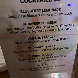 Drink special!!