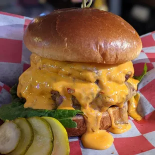 Double burger with GFT Sauce