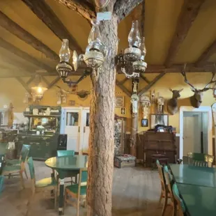 Inside the lodge