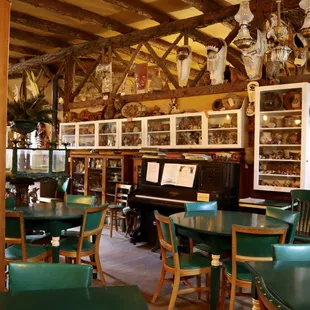 Dining room at Glen Isle Resort. Full of nostalgia and warmth.
