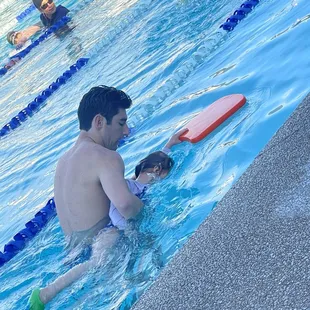 Learning proper technique during one-on-one lesson