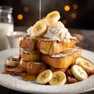 Banana pudding French toast