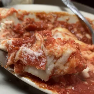 Manicotti and stuffed shells combo. It was incredible.