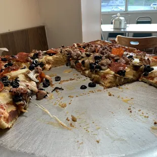 Sicilian supreme, one of the best pizza's I've had in America.