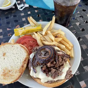 Philly cheese burger