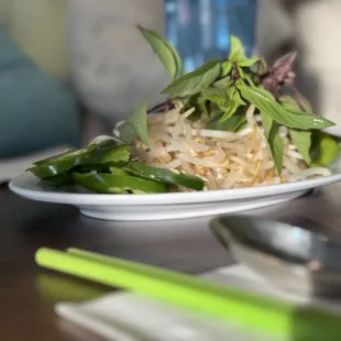 Pho veggies