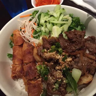 B4. Bun Cha Gio Tom Thit Xao