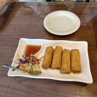 Egg rolls with Sweet and Sour Sauce