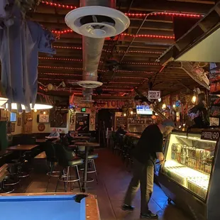 Inside area/ beer case