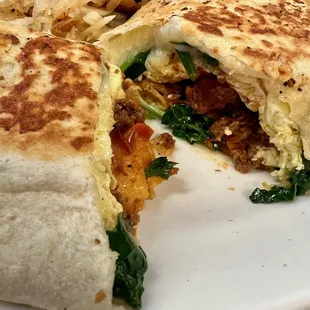 Good Morning burrito inside
