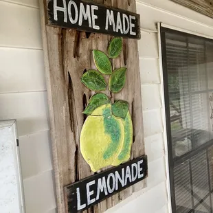 lemonade sign