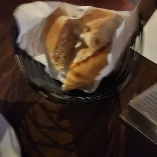 The bread is so good with butter