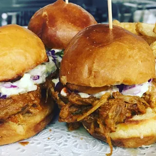 3 Pulled Pork Sliders