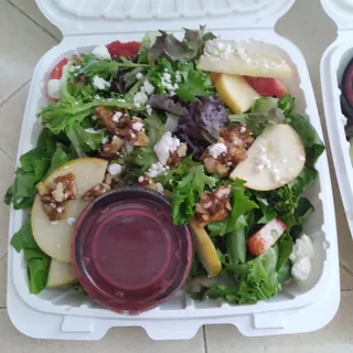 Apple, Strawberry, Walnut Salad