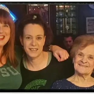 a group of women posing for a picture