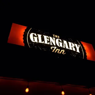 Marquee in front