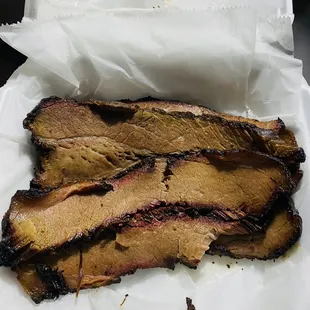 Brisket (one piece ripped off to try before picture was taken)