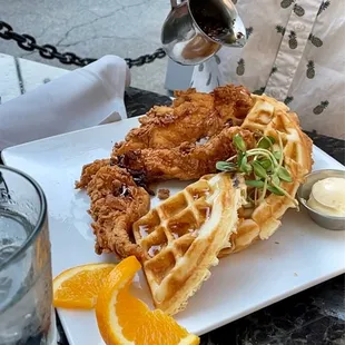 Chicken and Waffles