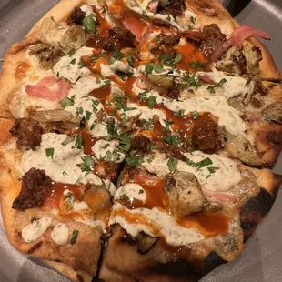 Chorizo Flatbread