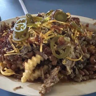 Loaded pig fries