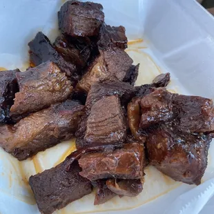 Pound of beef burnt ends