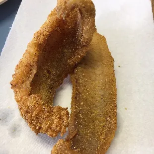 Just 2 pieces of fried catfish to try