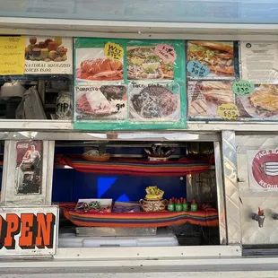 Menu as of 5/17/21