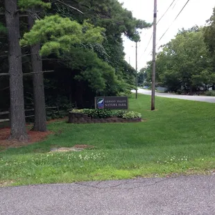 Entrance to park