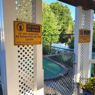 Follow the rules, people! This place is so nice. Help it stay that way!