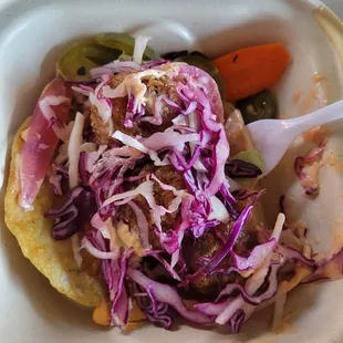 Battered Fried Fish Taco