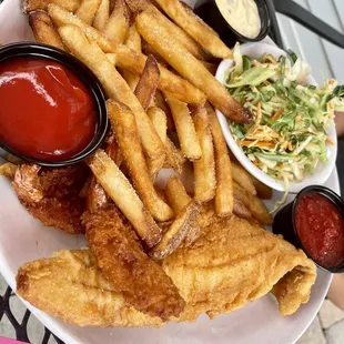 fish and chips, fish, seafood, food