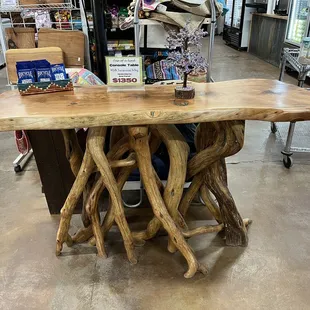 Handmade furniture made by the craftsman up in Mogollon