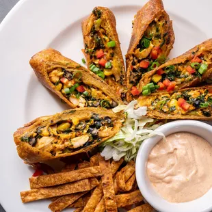 Fiesta Egg Rolls