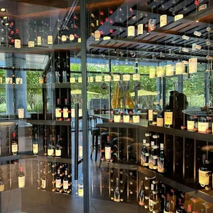 The wine cabinet.