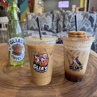 Dulce De Leche Iced Latte &amp; Tiramisu Iced Latte